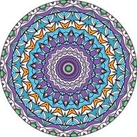 Mandala-Hintergrund mit tollen Farben. Anti-Stress-Therapiemuster vektor