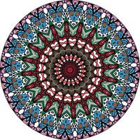 Mandala-Hintergrund mit tollen Farben. Anti-Stress-Therapiemuster vektor