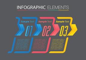 moderne Textfeldvorlage, Banner-Infografiken vektor