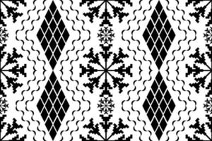 geometrisch ethnisch orientalisch traditionell Kunst Muster.schwarz und Weiß ton.figur Stammes- Stickerei style.design zum ethnisch hintergrund,tapete,kleidung,verpackung,stoff,element,sarong,vektor Illustration vektor