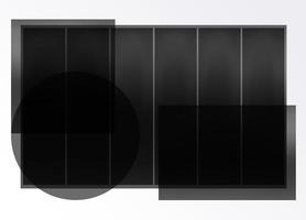 abstrakt schwarz und Weiß Hintergrund minimal Kunst Stil sauber schwarz glühen und Farbverläufe vektor