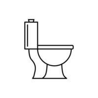 Toilette Vektor Symbol Illustration