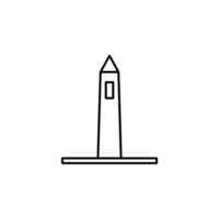 irisch runden Turm, Irland, Festung Vektor Symbol Illustration