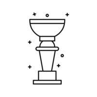vergeben, Tasse, Champion Vektor Symbol Illustration
