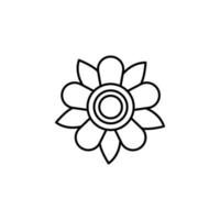 Blumen, Tag von das tot Vektor Symbol Illustration