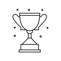 vergeben, Tasse, Champion Vektor Symbol Illustration