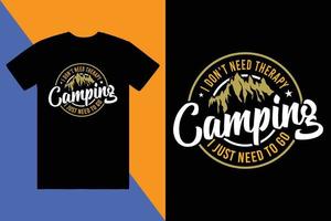 kreativ äventyr, fjäll, utomhus, camping, beställnings- logotyp tshirt design vektor