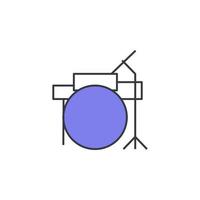 trummor vektor ikon illustration