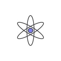 Atome Vektor Symbol Illustration