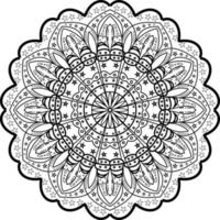 Mandala Kunst arbeiten. diese ist ein editierbar und druckbar Vektor Datei.