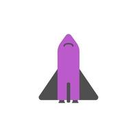 Shuttle farbig Vektor Symbol Illustration