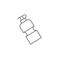 vatten flaska vektor ikon illustration