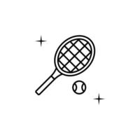 Tennis, Sport Vektor Symbol Illustration