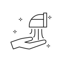 Hand, trocken Vektor Symbol Illustration