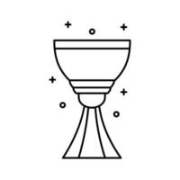 vergeben, Trophäe, Tasse Vektor Symbol Illustration