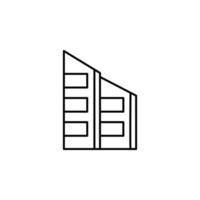 Büro Gebäude Vektor Symbol Illustration