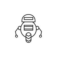 Roboter Vektor Symbol Illustration