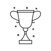 vergeben, Tasse, Champion Vektor Symbol Illustration