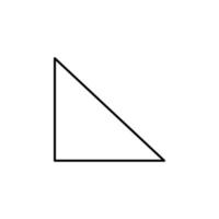 geometrisch Formen, Dreieck Vektor Symbol Illustration