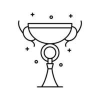 vergeben, Champion, Tasse Vektor Symbol Illustration