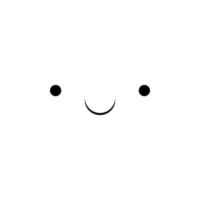 Lächeln Gesicht Vektor Symbol Illustration