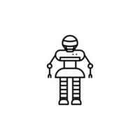 Roboter Vektor Symbol Illustration