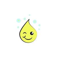 Emoji zwinkern Vektor Symbol Illustration