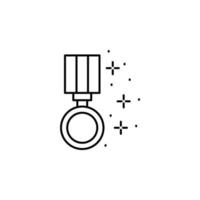 Medaille Gewinner Vektor Symbol Illustration