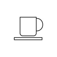 Cafe Zeichen Vektor Symbol Illustration