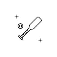 Baseball, Sport Vektor Symbol Illustration