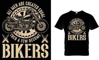 motorcykel t-shirt design vektor