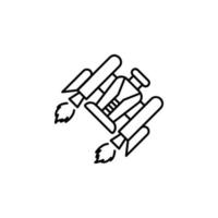 Jet Pack Vektor Symbol Illustration