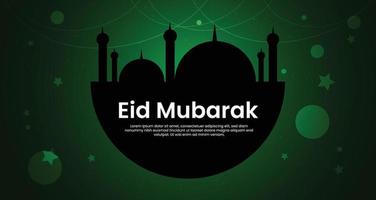 eid Mubarak Hintergrund Design Vorlage vektor