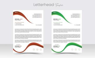 företags- modern brev design mall. kreativ modern brev design mall för din projekt. brevpapper, brevpapper, företag brev design. proffs vektor