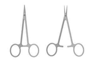 vektor tecknad illustration av tandklämmor isolerad på vit bakgrund.