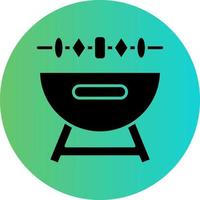 Grill-Vektor-Icon-Design vektor