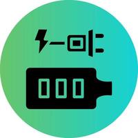 laddning batteri vektor ikon design