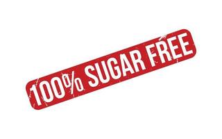 100 procent socker fri sudd stämpel täta vektor