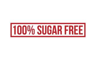 100 procent socker fri sudd stämpel täta vektor