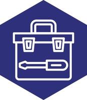 Toolbox-Vektor-Icon-Design vektor