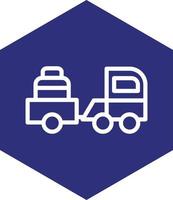 Gepäck LKW Vektor Symbol Design