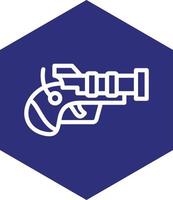 Pirat Gewehr Vektor Symbol Design