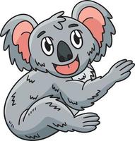 koala tecknad färgad clipart illustration vektor