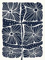 matisse konst bakgrund vektor. abstrakt naturlig hand dragen mönster design med löv, gren, blomma. enkel samtida stil illustrerade design för tyg, skriva ut, omslag, baner, tapet. vektor