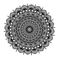 Blumen-Mandala. vintage dekorative elemente. orientalisches Muster, Vektorillustration. islamische, arabische, indische, marokkanische, spanische, türkische, pakistanische, chinesische, mystische, osmanische Motive. Malbuch Seite vektor