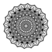 blomma mandala. vintage dekorativa element. orientaliskt mönster, vektorillustration. islam, arabiska, indiska, marockanska, spanien, turkiska, pakistan, kinesiska, mystiker, ottomanska motiv. målarbok sida vektor