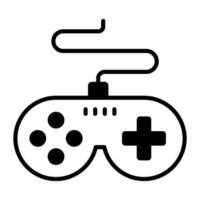 hugg detta skön vektor av gamepad, video spel kontrollant Utrustning