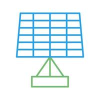 Vektorsymbol für Solarpanel vektor