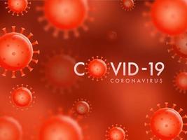 coronavirus covid-19 virus bakgrund. vektor