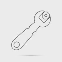 Service-Tool-Symbol vektor